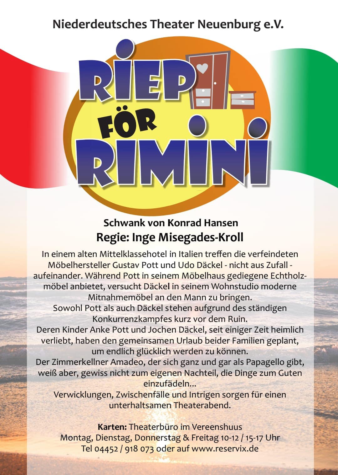 Plakat: Riep för Rimini